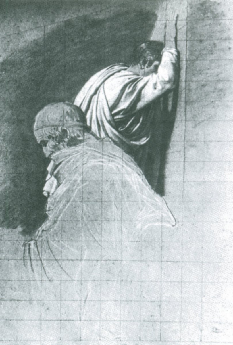 1787 David Etude pour la Mort de Socrate 2 Study for the Death of Socrate 2.jpg